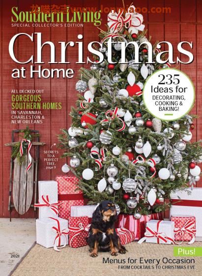 [美国版]Southern Living 特刊 Christmas at Home 2021 室内设计杂志